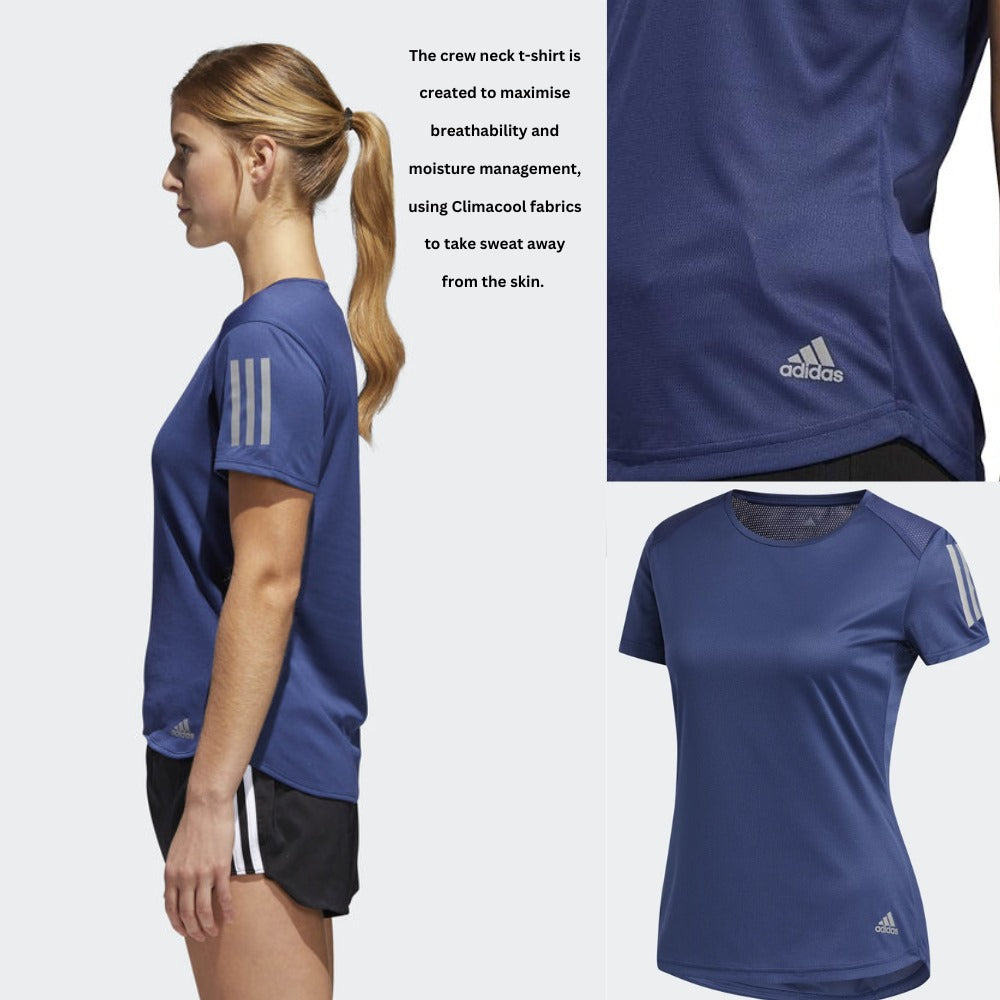Kaos Olahraga Wanita Lengan Pendek Soft Dry (ADD44 RUN OWN TEE)