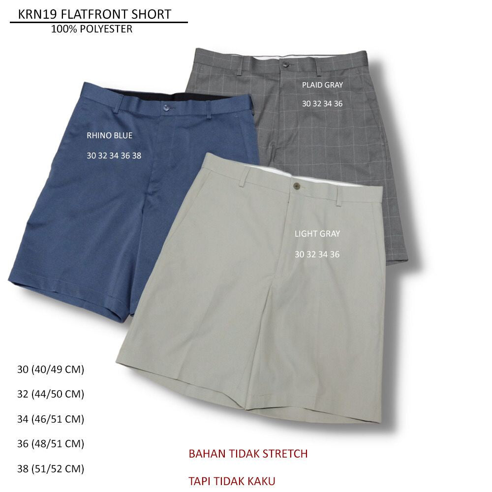 Celana Pendek Pria Casual FlatFront (KRN19 FLATFRONT SHORT)