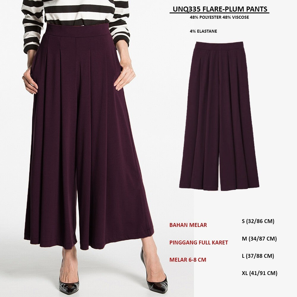 Celana Panjang Kulot Wanita (UNQ336 FLARE PANTS)