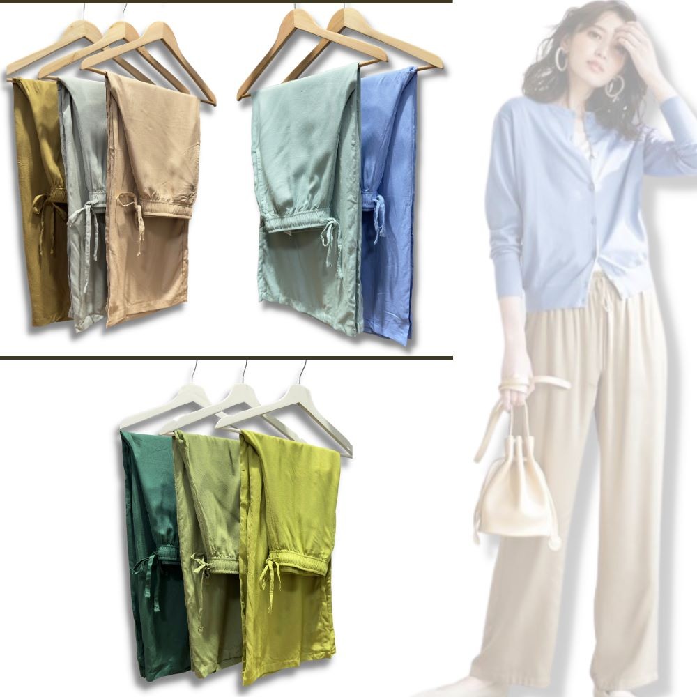 Celana Kulot Wanita Panjang Straight Rayon Polos (UNQ270 DRAPE CULLOTE)